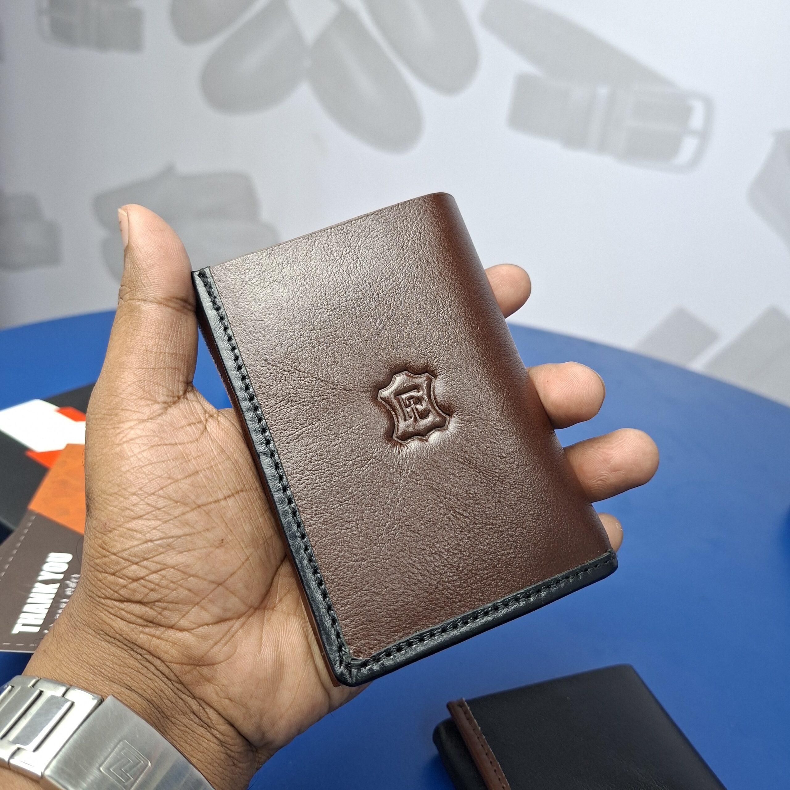Noble Series: 100% Cow Leather Mini Pency Wallet SL-W407